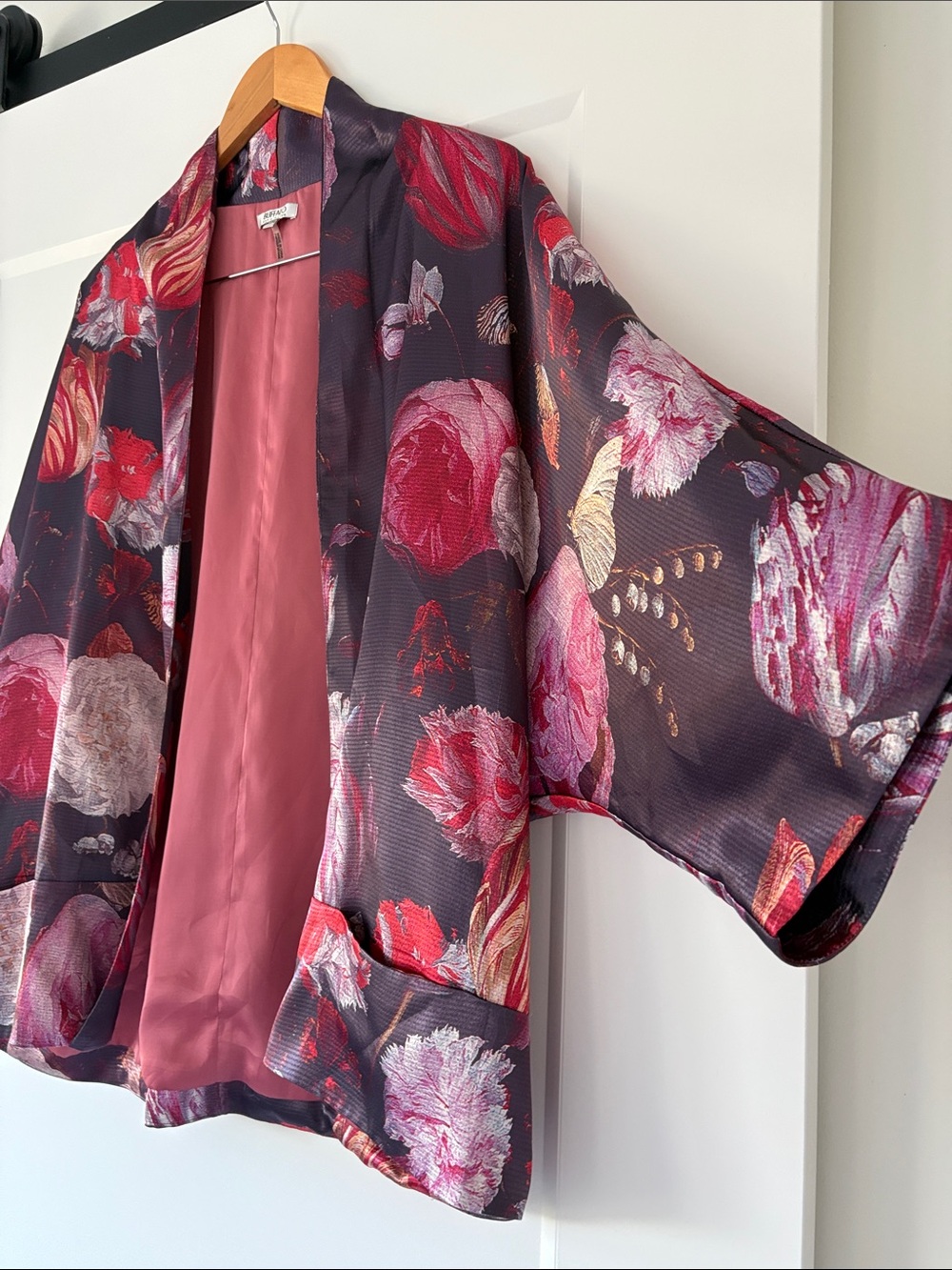 Kimono-Style Floral Jacket by Buffalo David Bitton